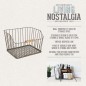 Living Nostalgia Large Stackable Wire Storage Basket