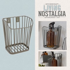 Living Nostalgia Small Stackable Wire Storage Basket