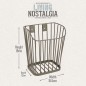 Living Nostalgia Small Stackable Wire Storage Basket