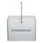 Living Nostalgia French Grey Housekeeping Tin