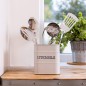 Living Nostalgia French Grey Utensil Pot