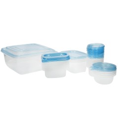 KitchenCraft 23-Piece Plastic Meal Prep Container Set