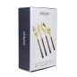 Mikasa 16-Piece Faux-Tortoise Shell / Gold-Coloured Cutlery Set