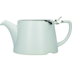 London Pottery Oval Teapot Satin White