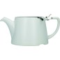 London Pottery Oval Teapot Satin White