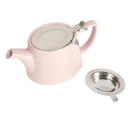 London Pottery Oval Teapot Satin Pink