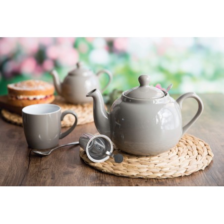 London Pottery Farmhouse 2 Cup Teapot Grey