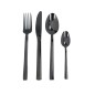 Mikasa Ciara Diseno 16 Piece Cutlery Set PVD Black