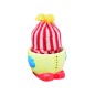KitchenCraft Ceramic 'Keep-Me-Warm' Novelty Egg Cup with Knitted Egg Cosy Hat