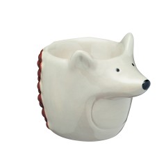 KitchenCraft Ceramic Hedgehog-Shaped Novelty Egg Cup