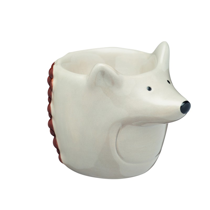 KitchenCraft Ceramic Hedgehog-Shaped Novelty Egg Cup