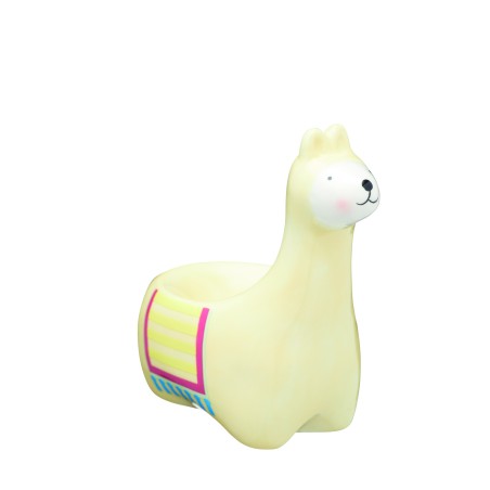 KitchenCraft Ceramic Llama-Shaped Novelty Egg Cup