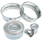 KitchenCraft Eleven Fluted Cutters With Metal Storage Tin