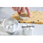 KitchenCraft Eleven Round Plain Pastry Cutters With Metal Storage Tin