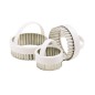 KitchenCraft Set of Three Fluted Pastry Cutters