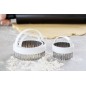 KitchenCraft Set of Three Fluted Pastry Cutters