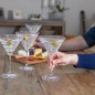 Mikasa Cheers Set Of 4 Martini Glasses