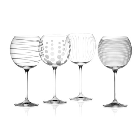 Mikasa Cheers Set Of 4 Balloon Glasses