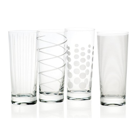 Mikasa Cheers Set Of 4 High Ball Glasses