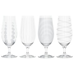 Mikasa Cheers Pack Of 4 Stemmed Pilsner Glasses