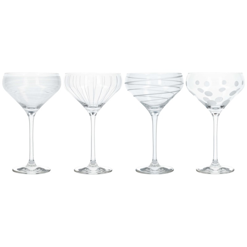 Mikasa Cheers Pack Of 4 Champagne Saucers