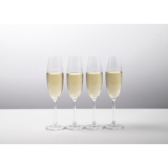 Mikasa Julie Set Of 4 8Oz Flute Glasses