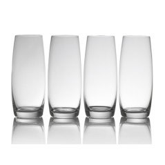 Mikasa Julie Set Of 4 9Oz Stemless Flute Glasses