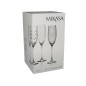 Mikasa Cheers Set Of 4 Flute Glasses