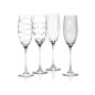 Mikasa Cheers Set Of 4 Flute Glasses