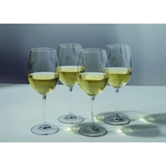 Mikasa Julie Set Of 4 White Wine Glasses