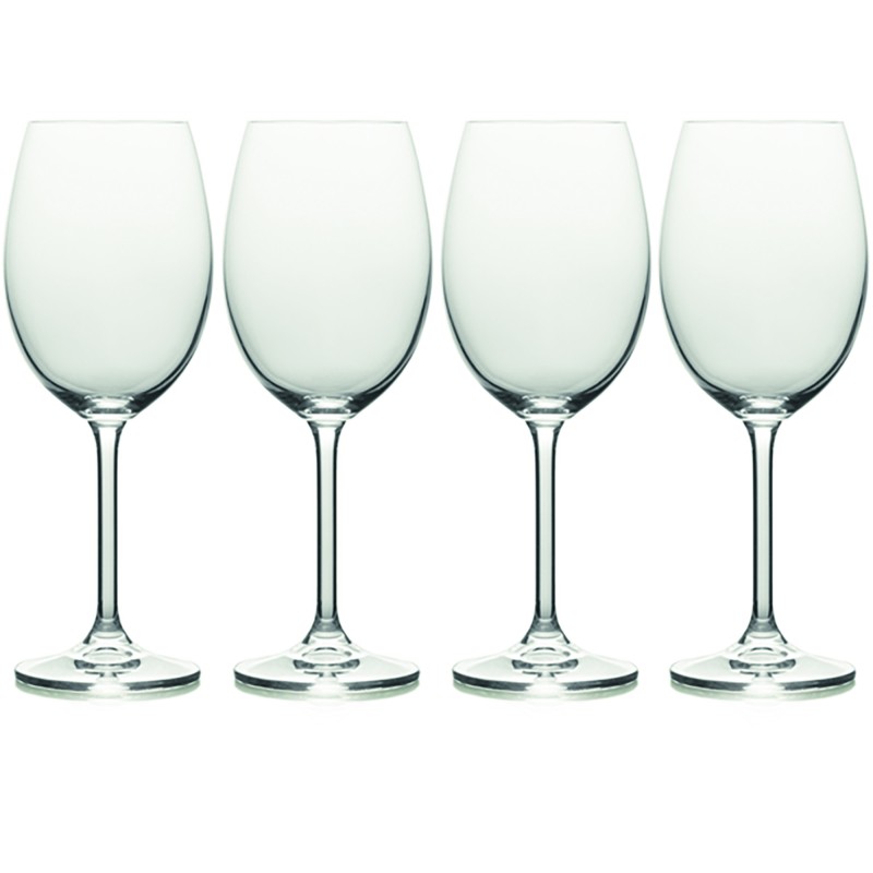 Mikasa Julie Set Of 4 White Wine Glasses