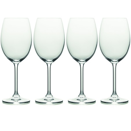 Mikasa Julie Set Of 4 White Wine Glasses