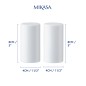 Mikasa Chalk Porcelain Salt and Pepper Shakers, 8cm, White