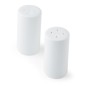 Mikasa Chalk Porcelain Salt and Pepper Shakers, 8cm, White