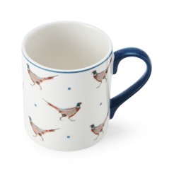 Mikasa Pheasant Straight-Sided Porcelain Mug, 280ml