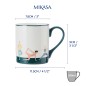 Mikasa Yoga Straight-Sided Porcelain Mug, 280ml