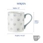 Mikasa Pawfect Cat Parent Straight-Sided Porcelain Mug, 280ml