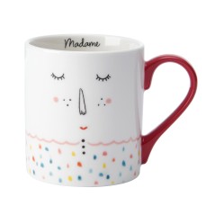 Mikasa Madame Straight-Sided Porcelain Mug, 280ml