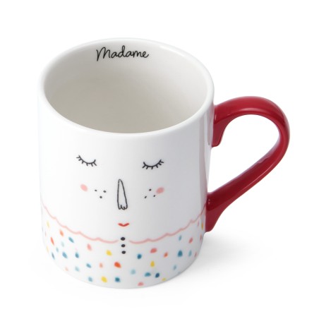 Mikasa Madame Straight-Sided Porcelain Mug, 280ml