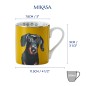 Mikasa Dachshund Straight-Sided Porcelain Mug, 280ml