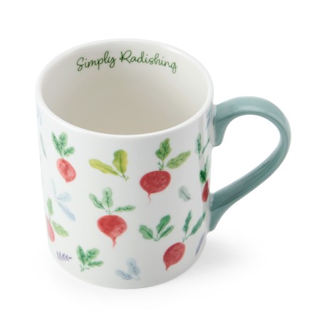 Mikasa Radish Straight-Sided Porcelain Mug, 280ml