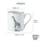 Mikasa Giraffe Straight-Sided Porcelain Mug, 280ml