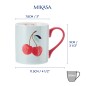 Mikasa Cherry Straight-Sided Porcelain Mug, 280ml