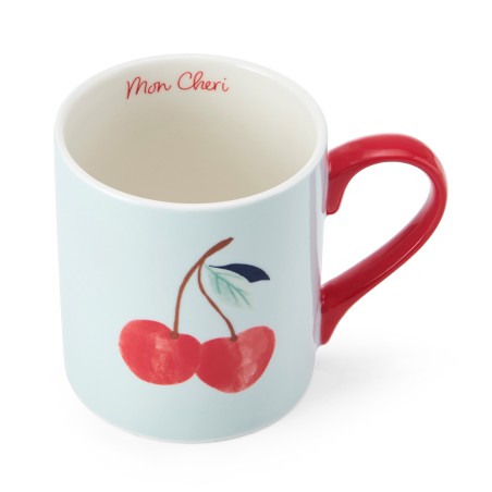 Mikasa Cherry Straight-Sided Porcelain Mug, 280ml