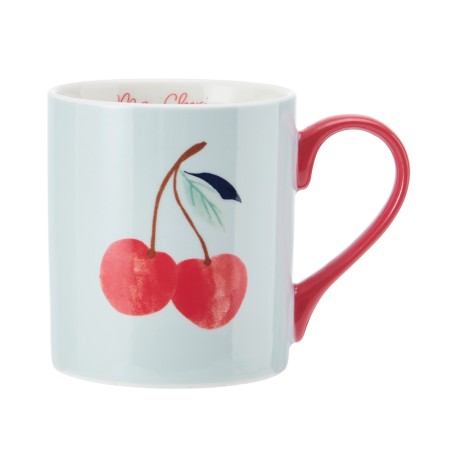 Mikasa Cherry Straight-Sided Porcelain Mug, 280ml