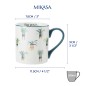 Mikasa Plant Straight-Sided Porcelain Mug, 280ml