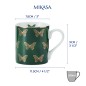 Mikasa Butterflies Straight-Sided Porcelain Mug, 280ml