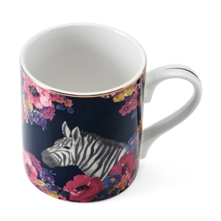 Mikasa Wild at Heart Zebra Print Mug, 280ml