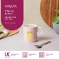 Mikasa Lemon Straight-Sided Porcelain Mug, 280ml