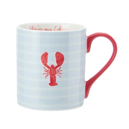 Mikasa Lobster Straight-Sided Porcelain Mug, 280ml